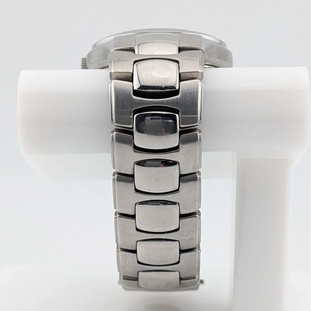 Fossil Arkitek FS-2903 Gray Brown Sunburst Dial Stainless Steel Date Watch 36mm